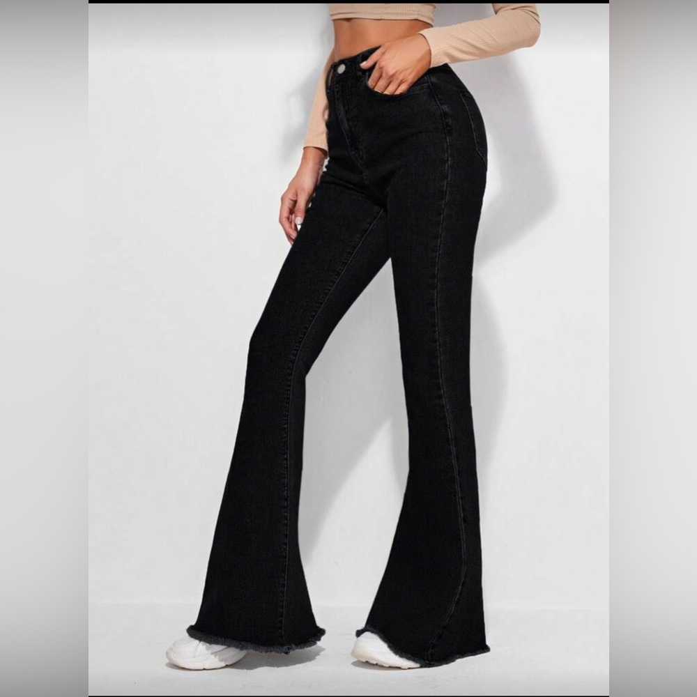 Black Flared Women Jeans